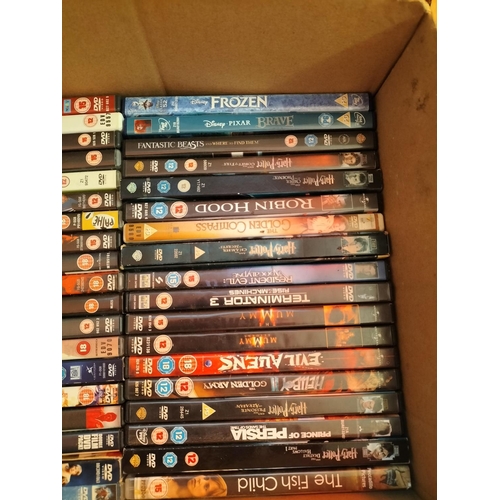 190 - 2 Boxes of Mixed DVDs.