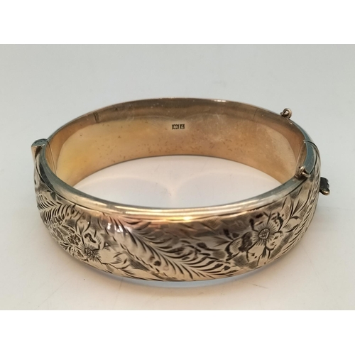 191 - Silver Hallmarked (1960) Bangle. 28 Grams.