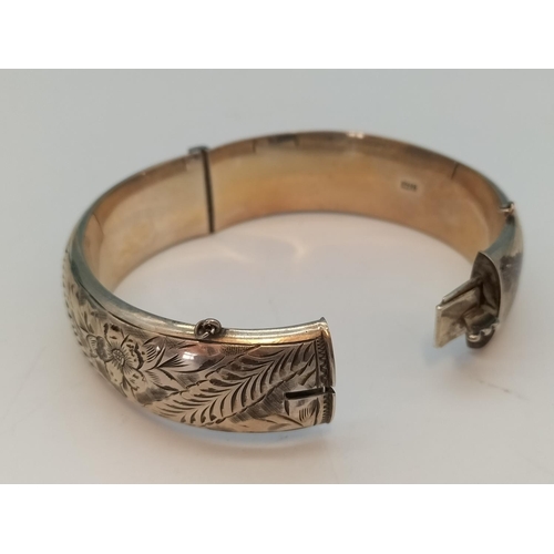 191 - Silver Hallmarked (1960) Bangle. 28 Grams.