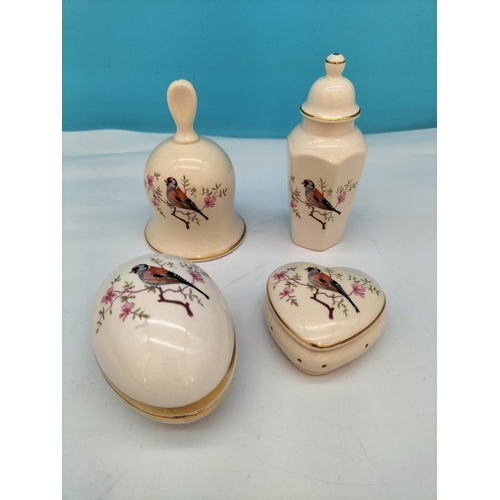 221 - Collection of Royal Worcester Company Palissy 'Finch and Cherry Blossom' Design Items to include Jug... 