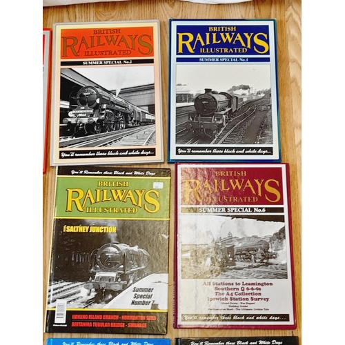 242 - Collection of Railway Related Reference Books (12) to include British Railways Illustrated and Summe... 