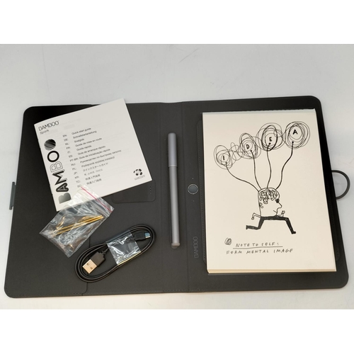 258 - Boxed New and Unused Wacom Bamboo Spark Smart Folio with Gadget Pocket and Pen.