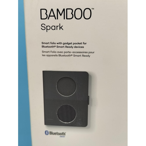 258 - Boxed New and Unused Wacom Bamboo Spark Smart Folio with Gadget Pocket and Pen.