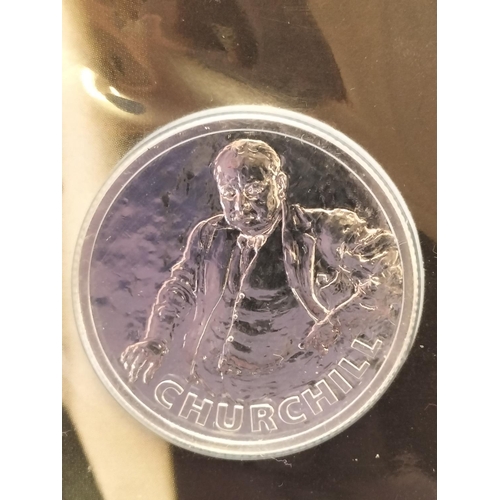 259 - Royal Mint 'Sir Winston Churchill' 2015 UK £20 Fine Silver Coin.