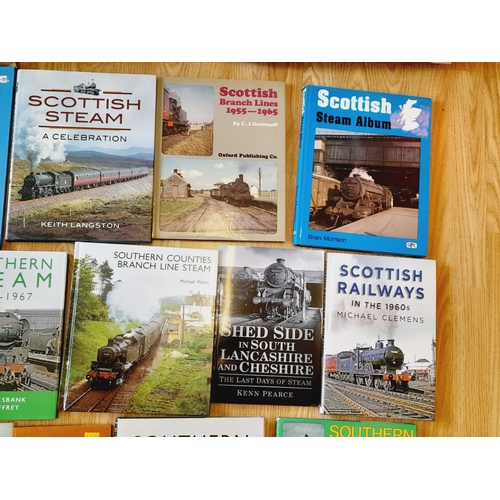 271 - Collection of Railway Related Reference Books (15) to include Southern Railway Gallery, Southern Bra... 