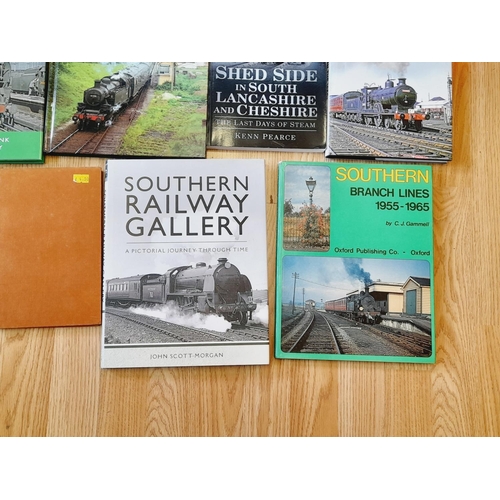 271 - Collection of Railway Related Reference Books (15) to include Southern Railway Gallery, Southern Bra... 