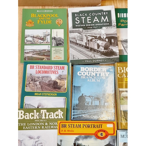 272 - Collection of Railway Related Reference Books (20) to include BR Steam Motive Power Depots (6), Blac... 