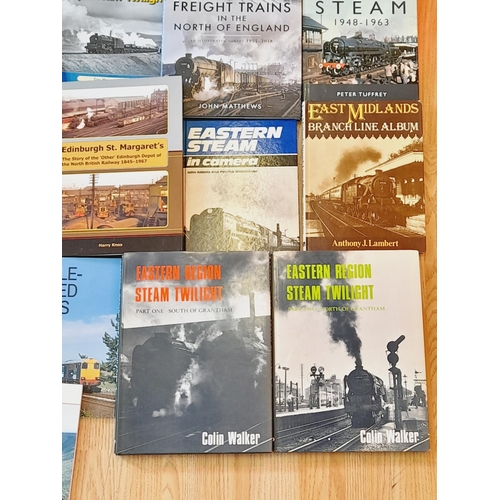 324 - Collection of Railway Related Reference Books (14) to include Echoes of the Big Four, Freight Trains... 