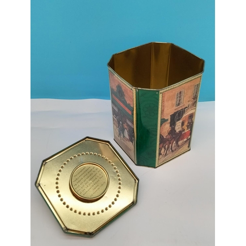 380 - Large 'Fisherman's Friend' Advertising Tin and 2 Smaller Tins plus Biscuit Barrel.