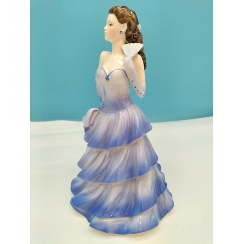 387 - Coalport Ladies of Fashion 21cm Lady Figure 'Adele'.