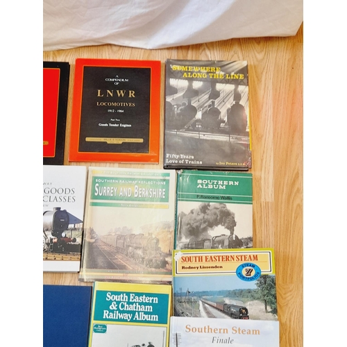 389 - Collection of Railway Related Reference Books to include A Compendium of LNWR Vol 1 & 2, Southern St... 