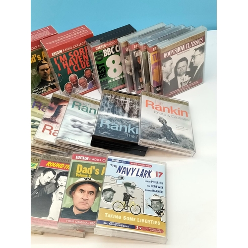 398 - Collection of 'Talking Book' Tapes to include Ian Rankin, BBC Comedy, Dad's Army, etc.