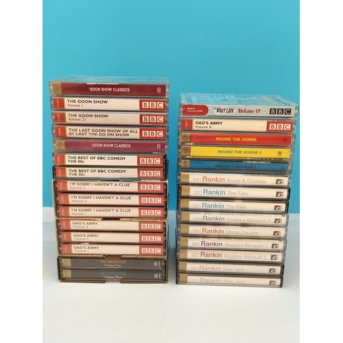 398 - Collection of 'Talking Book' Tapes to include Ian Rankin, BBC Comedy, Dad's Army, etc.