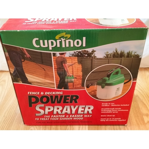 421 - Cuprinol Power Sprayer and Kingfisher Pressure Sprayer. Both Boxed.