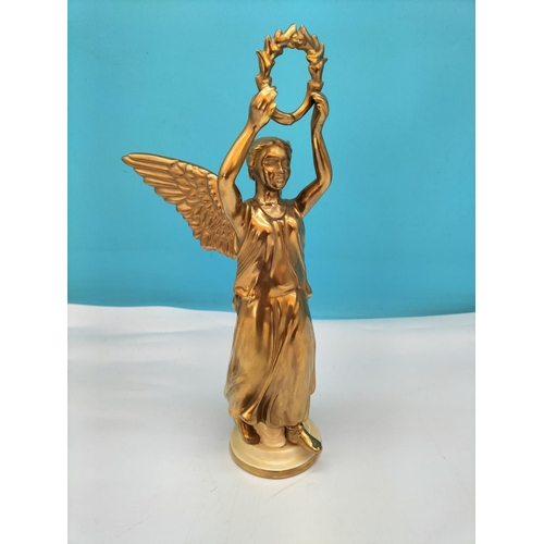 6 - Bursley Pottery Limited Edition 18/2,000 'Burslem Angel of Victory' Figure. 25cm Tall.