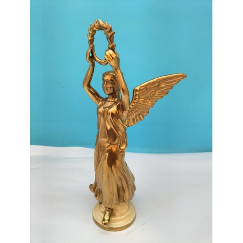 6 - Bursley Pottery Limited Edition 18/2,000 'Burslem Angel of Victory' Figure. 25cm Tall.