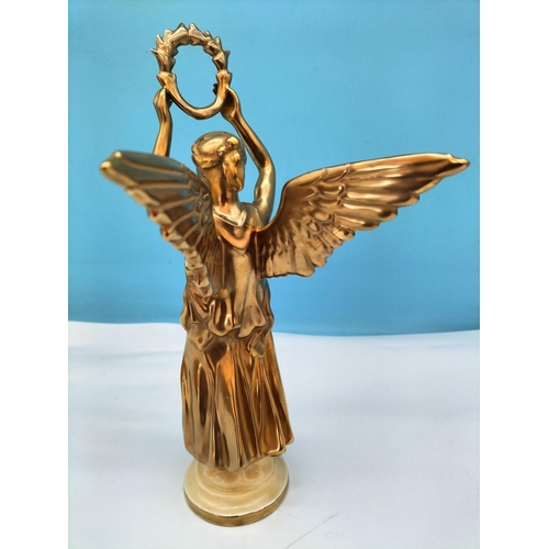 6 - Bursley Pottery Limited Edition 18/2,000 'Burslem Angel of Victory' Figure. 25cm Tall.