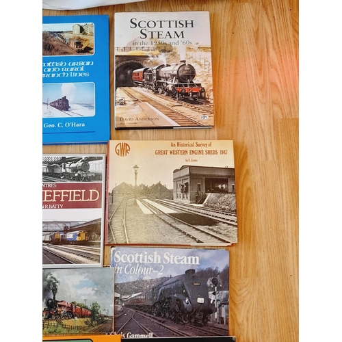 66 - Collection of Railway Related Reference Books (20) to include Railway Memories Vols 13 & 14, Shed Si... 