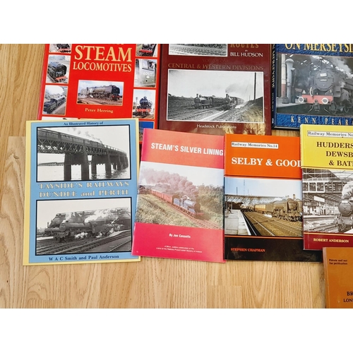 66 - Collection of Railway Related Reference Books (20) to include Railway Memories Vols 13 & 14, Shed Si... 