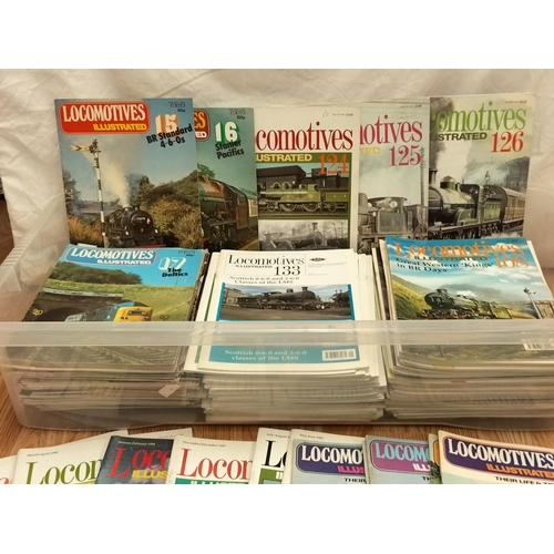 67 - Large Collection of 'Locomotives Illustrated' Magazines 1980's - 1990's.