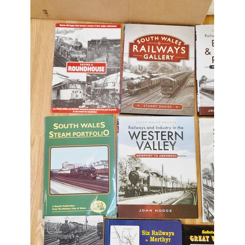 68 - Collection of Railway Related Reference Books (18) to include Salute to the Great Western, LMS and L... 