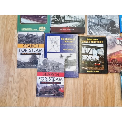 68 - Collection of Railway Related Reference Books (18) to include Salute to the Great Western, LMS and L... 