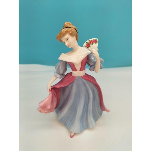 72 - Boxed Royal Doulton Pretty Ladies Petite Figure of the Year 2005 16cm Lady Figure 'Amy' HN 4782 with... 