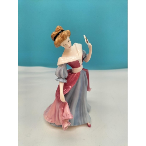 72 - Boxed Royal Doulton Pretty Ladies Petite Figure of the Year 2005 16cm Lady Figure 'Amy' HN 4782 with... 