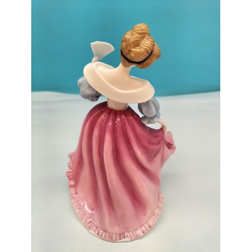 72 - Boxed Royal Doulton Pretty Ladies Petite Figure of the Year 2005 16cm Lady Figure 'Amy' HN 4782 with... 