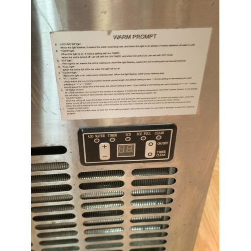 371 - Costway Industrial Ice Maker Machine Model EP21967GB, 220-240 Volt - 50HZ. Powers Up. Collection Onl... 