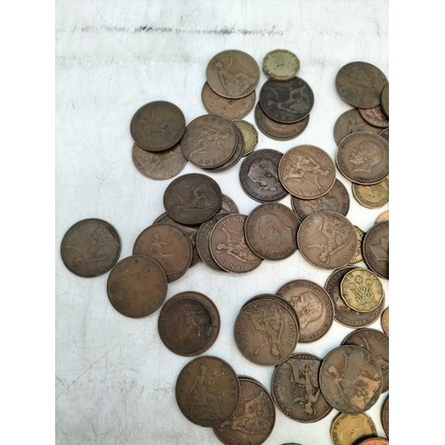 428 - Quantity of Mixed Coins, Mostly Old Pennies.