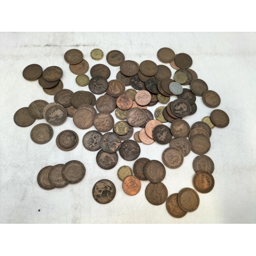 428 - Quantity of Mixed Coins, Mostly Old Pennies.