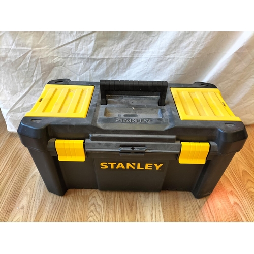 447 - Stanley Toolbox with Contents to include Hammers, Chisels, Saw, Mole Grips, etc.