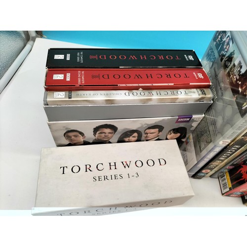 402 - Collection of DVDs to include Torchwood Box Set, Mad Max, etc.