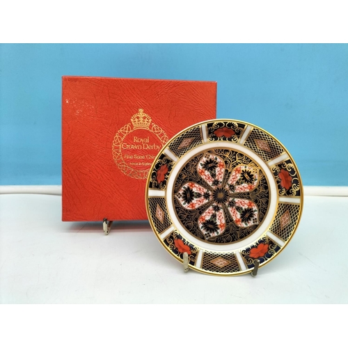 145 - Boxed Royal Crown Derby Imari Pattern 11cm Pin Dish plus 2 x Boxed Imari Pattern Handled Letter Open... 