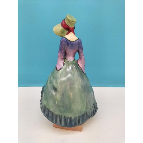 223 - Royal Doulton 20cm Lady Figure 'Pantalettes' HN 1362. Hairline to Base But Displays Well.