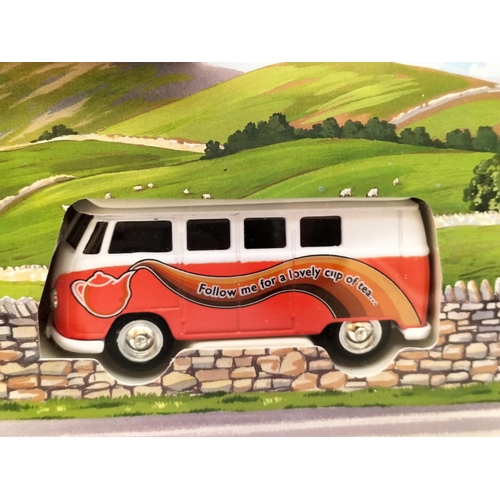 58 - Boxed LLedo 'Yorkshire Tea' and 'Heartbeat' Scale Models (6) to include Police Van, Yorkshire Tea Be... 