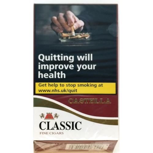 88 - Castella Classic Fine Cigars, 5 Packs of 10.