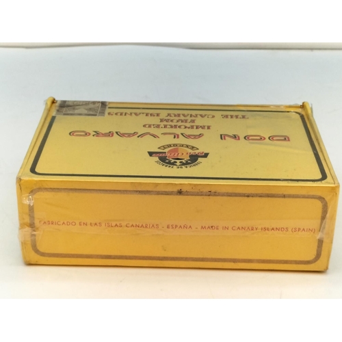 14 - Sealed Don Alvaro 50 Cigars in Box.