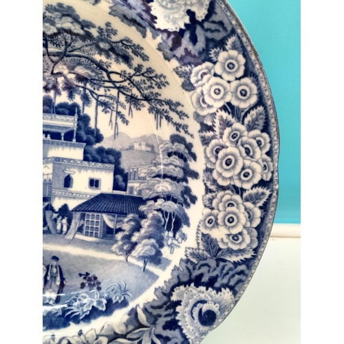 268 - Collection of Blue and White Ware to include a Banyan Tree Pattern 25cm Plate (Unmarked but Probably... 