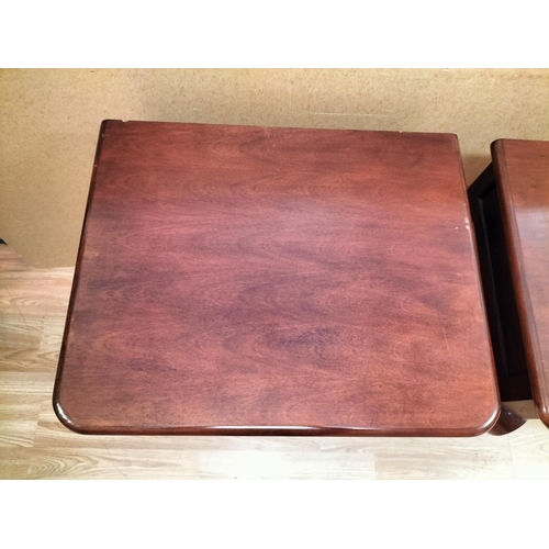 286 - Pair of Mahogany Effect Single Drawer Occasional Tables. 66cm High, 60cm Wide x 48cm Depth. Collecti... 