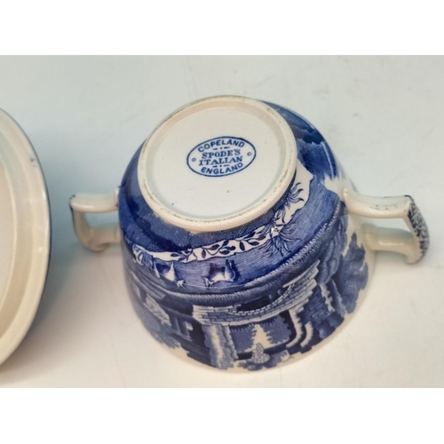 292 - Good Collection of Blue and White Pottery to include Wedgwood, Spode, Meakin, etc.