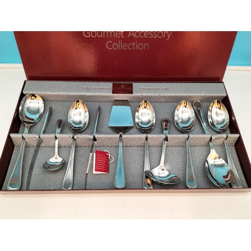 300 - Boxed House of Fraser Stainless Steel Gourmet Accessory Collection.