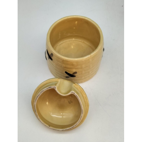 314 - Collection of Ceramic Honey Pots (6). One with Slight Hairline to Rim.