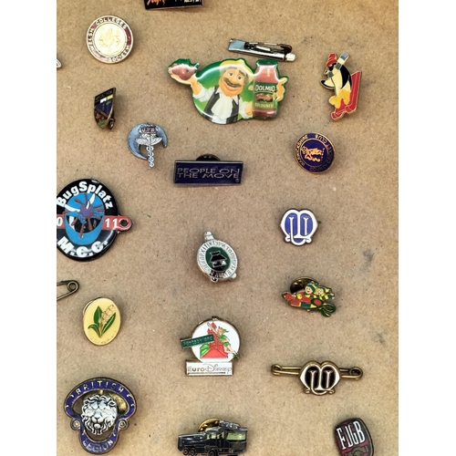 363 - Large Collection of Pin Badges to include Vintage Enamelled Examples, etc.