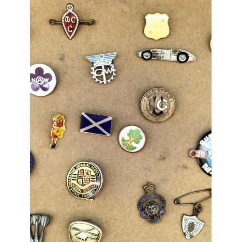 363 - Large Collection of Pin Badges to include Vintage Enamelled Examples, etc.