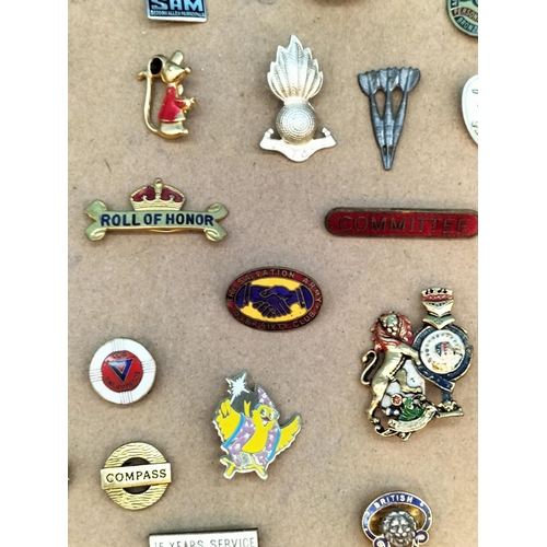 363 - Large Collection of Pin Badges to include Vintage Enamelled Examples, etc.