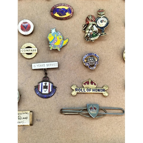 363 - Large Collection of Pin Badges to include Vintage Enamelled Examples, etc.