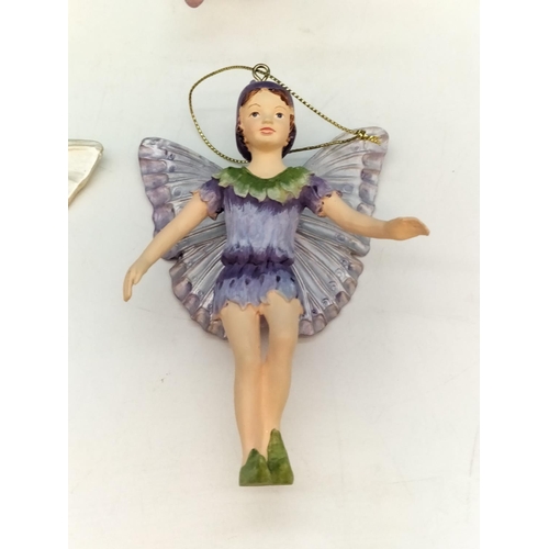 384 - Hanging Fairy Ornaments/Decorations (4). 12.5cm Tall.