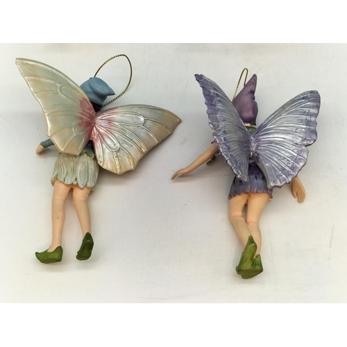 384 - Hanging Fairy Ornaments/Decorations (4). 12.5cm Tall.